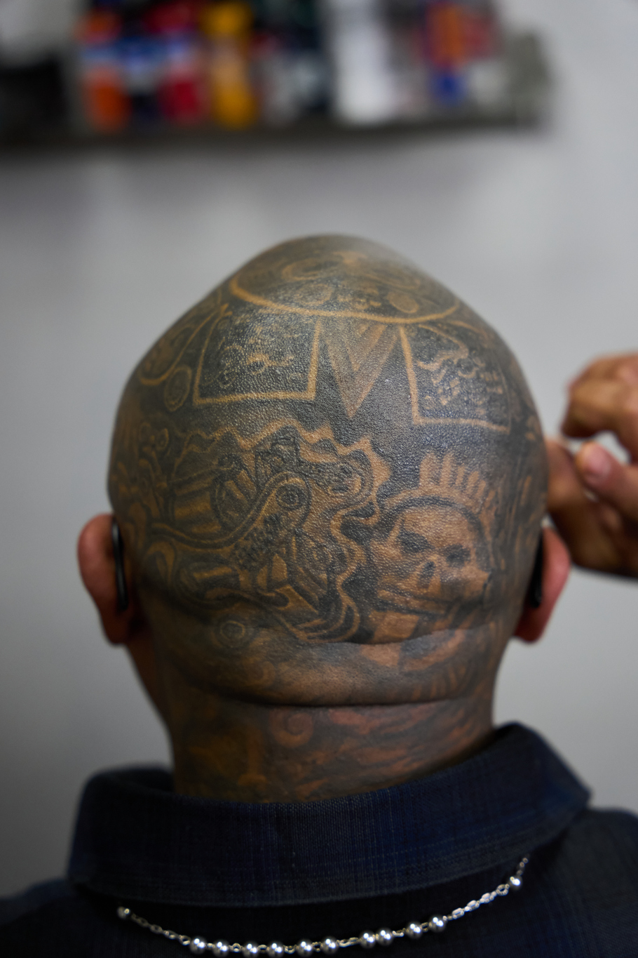Aztec head Tattoo